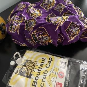 LSU Tigers Bouffant Scrub hat